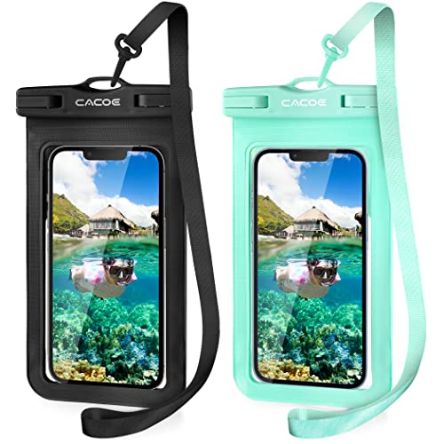 CACOE 2 piece waterproof cell phone case 7.0 inch waterproof cell phone case with integrated TPU seal design